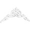 Ekena Millwork Pitch Baile Architectural Grade PVC Gable Pediment, 36"W x 6"H x 1"P (4/12) GPP036X006X100BAI - alternate 1